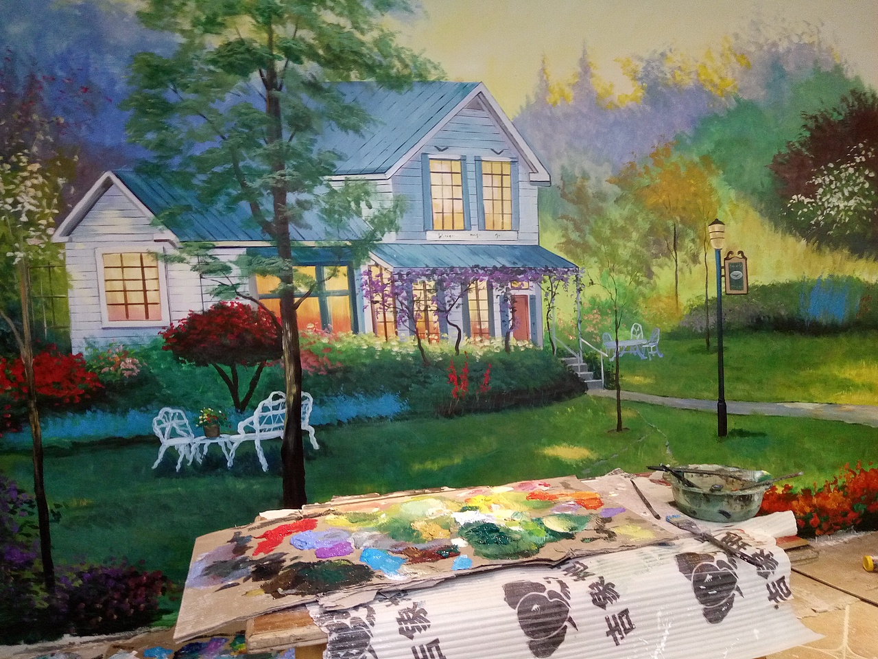 3D墙绘，3D墙画，成都墙绘，成都彩绘，成都壁画