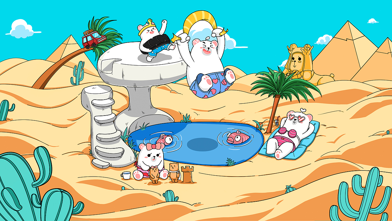 夏日清凉（图ZMTU0ODUxMTQw） - 图案 - 站酷设计师北斗烈风原创素材 - 站酷ZCOOL