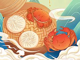 最近的一些国风插画