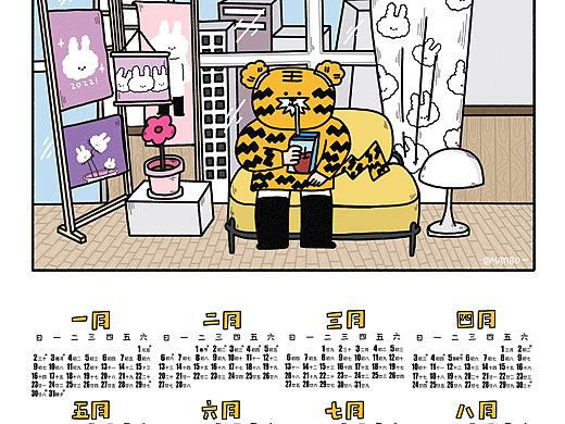 棉棉兔年历海报的联名款