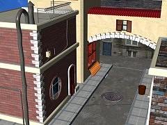 一个3D建模练习:小镇(个人主页-ZMzk1MjI4MzI=) - 建筑/空间 - 站酷设计师苏夜晓寒原创素材 - 站酷ZCOOL