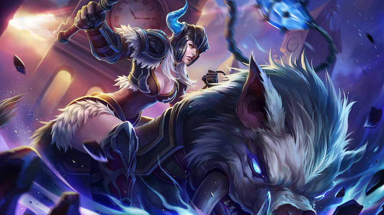 3—1位站酷推荐设计师推荐—原创作品插画游戏原画原画卡牌猪妹英雄