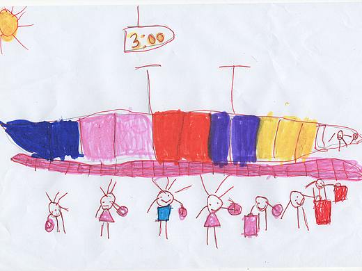 火车到来（个人主页-ZNDI2MDk1MTI=） - 绘画 - 站酷设计师锦锦画册原创素材 - 站酷ZCOOL