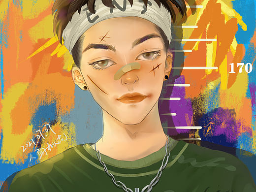 头像练习（个人主页-ZNTM4Mjg1NDg=） - 游戏原画 - 站酷设计师人面桃花111原创素材 - 站酷ZCOOL