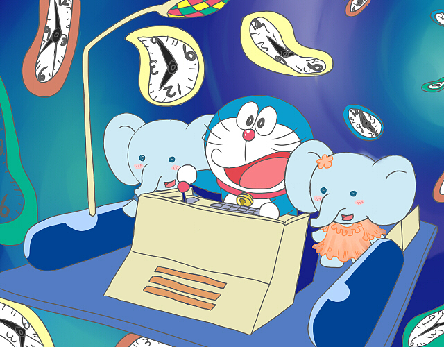 哆啦A梦不是梦（图ZMTA0OTcxMDQ0） - 儿童插画 - 站酷设计师幻真原创素材 - 站酷ZCOOL