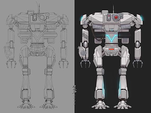 robot（个人主页-ZMzA4MDY0ODA=） - 概念设定 - 站酷设计师Hell_Cat_23原创素材 - 站酷ZCOOL