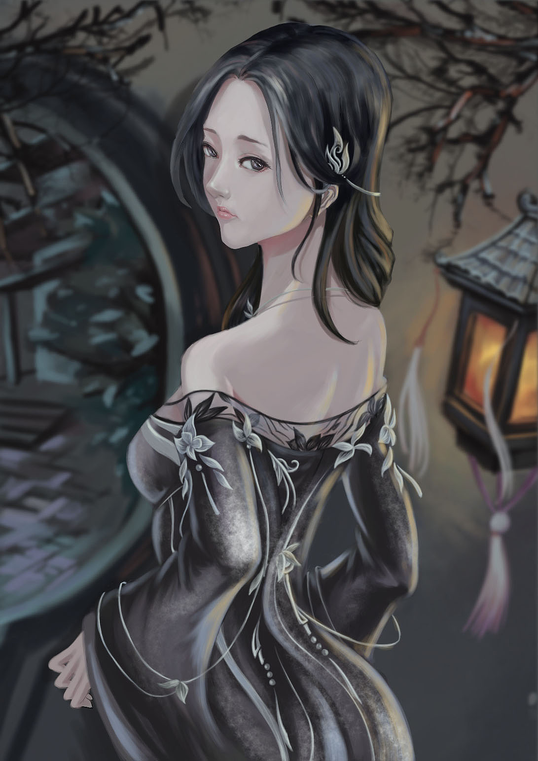 古风|插画|游戏原画|寸心殿 - 原创作品 - 站酷 (zcool)