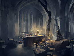 #AI创作实验室#场景、室内丁达尔效应