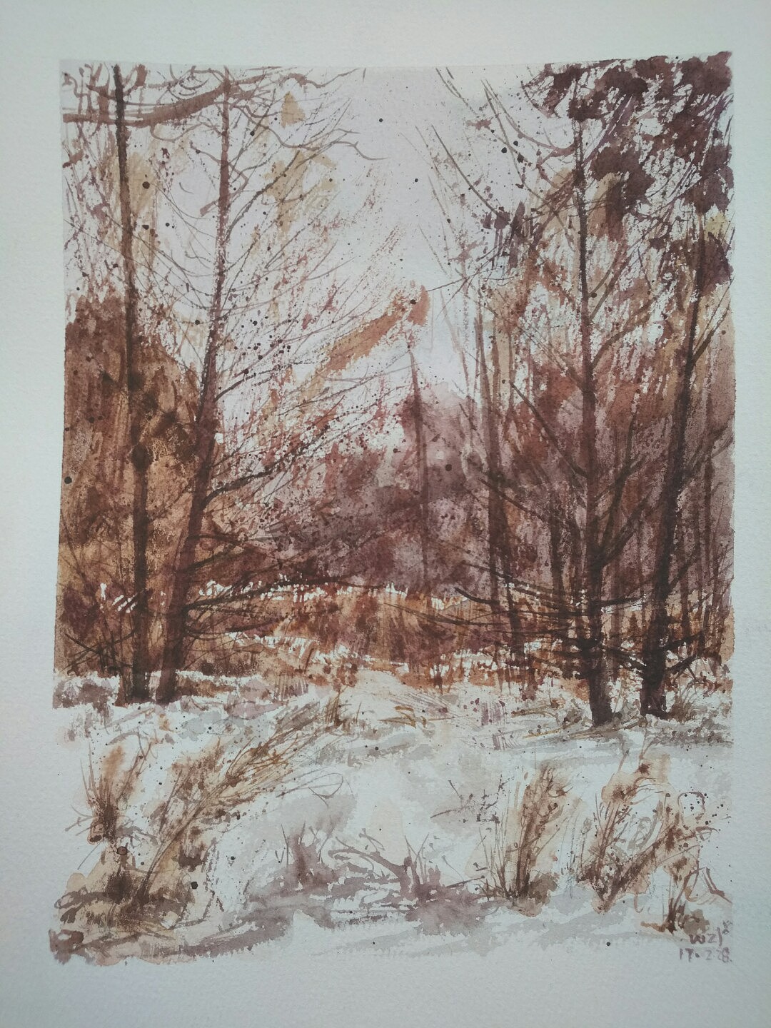 水彩水彩风景风景（图ZNzI5ODE0NDQ=） - 绘画 - 站酷设计师早开的晚霞啊啊啊原创素材 - 站酷ZCOOL
