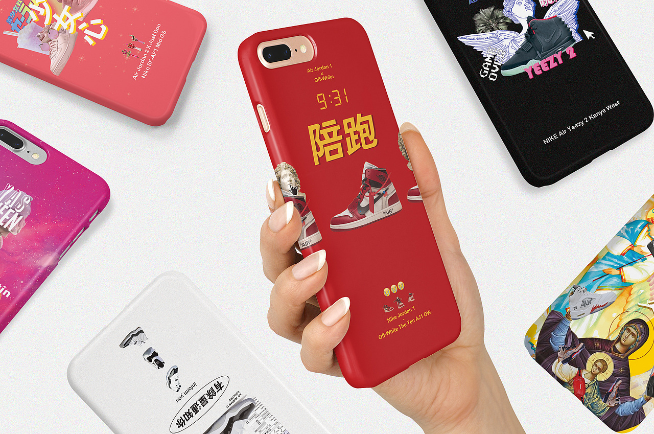 原创手机壳设计 AJ x 球鞋文化（图ZMTI5NTU1NDMy） - 其他平面 - 站酷设计师孟子孟子原创素材 - 站酷ZCOOL