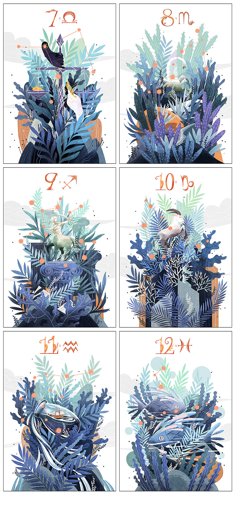 2019年猫婵插画集