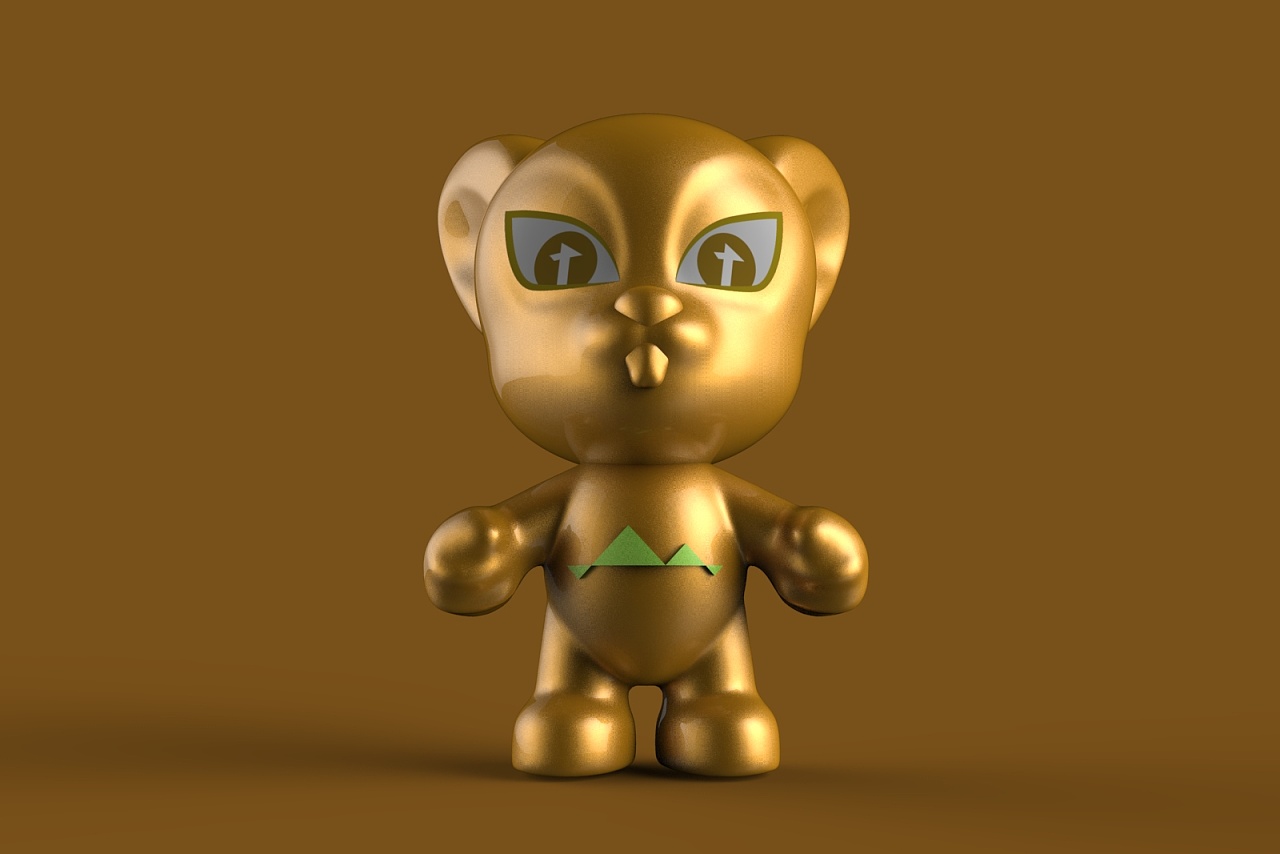 腾讯2020年鼠年公仔设计——"讯鼠"