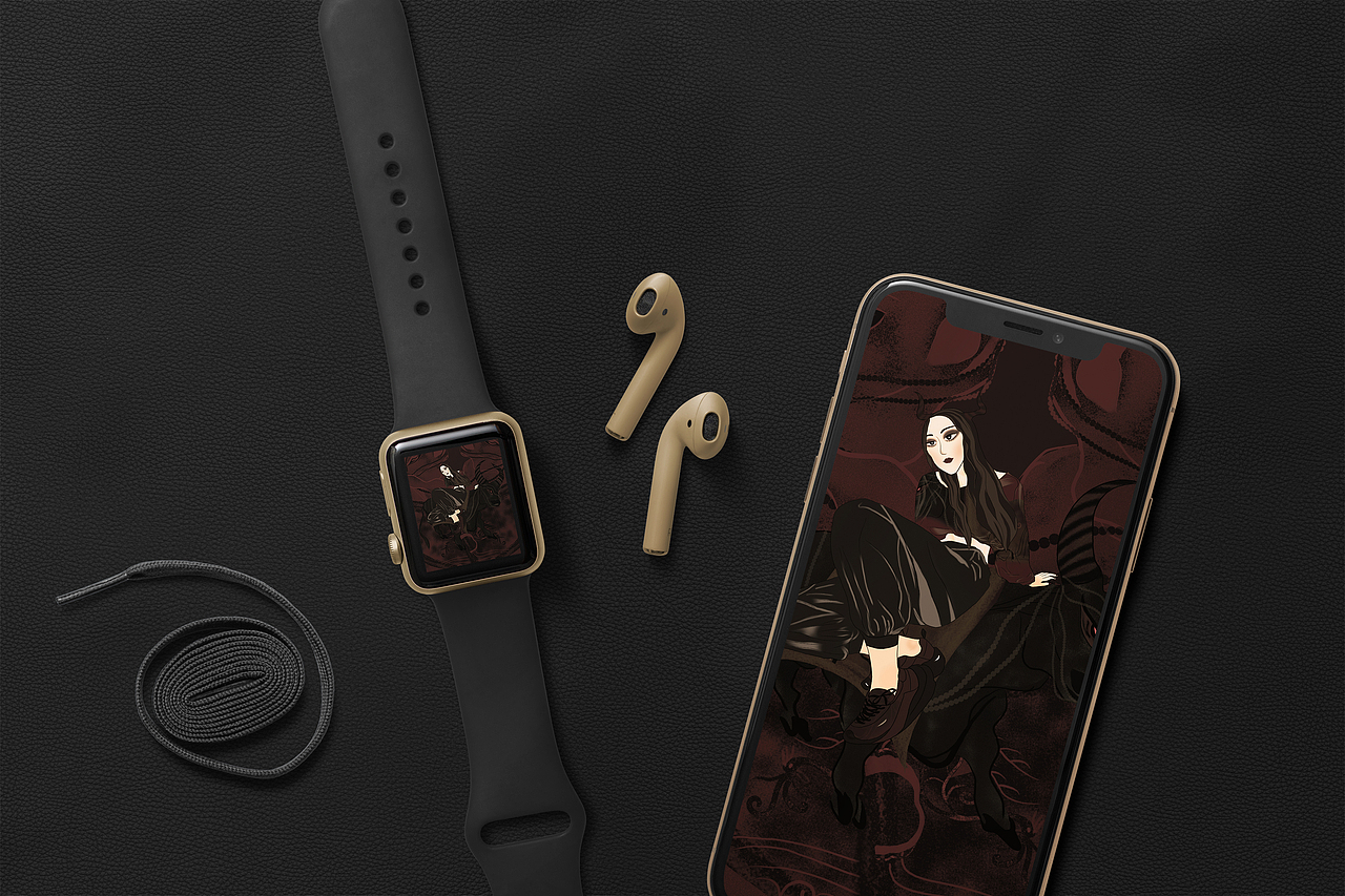 生肖女孩（图ZMjEyMjg0NTgw） - 包装 - 站酷设计师cici阿九原创素材 - 站酷ZCOOL