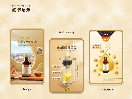 滋补/养生/保健/复古/简中式 详情页 沙棘籽油详情页 