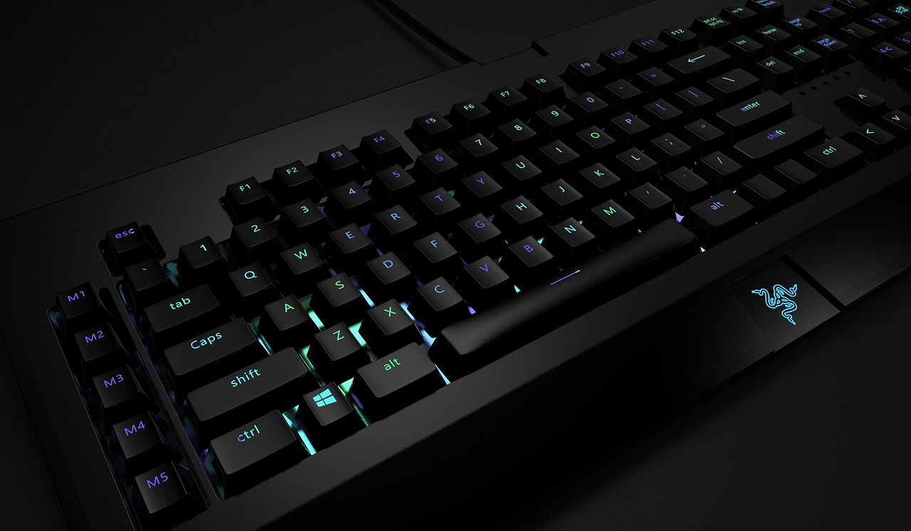 键盘渲染动画作品