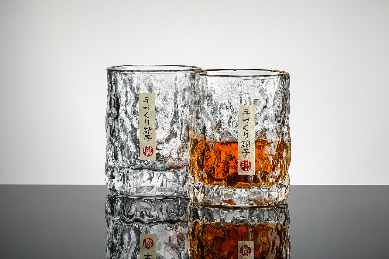 石塚硝子日式锤纹杯