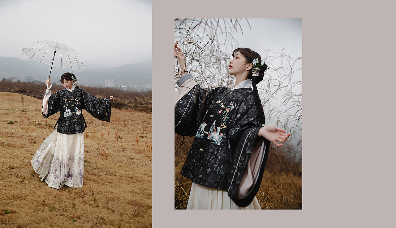 早春的汉服出游系列（图ZMjQ2MTc1MDgw） - 传统/民族服饰 - 站酷设计师懒人是青雀儿原创素材 - 站酷ZCOOL