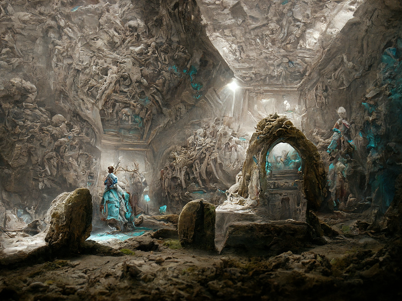 墓室·AI人工智能绘画艺术