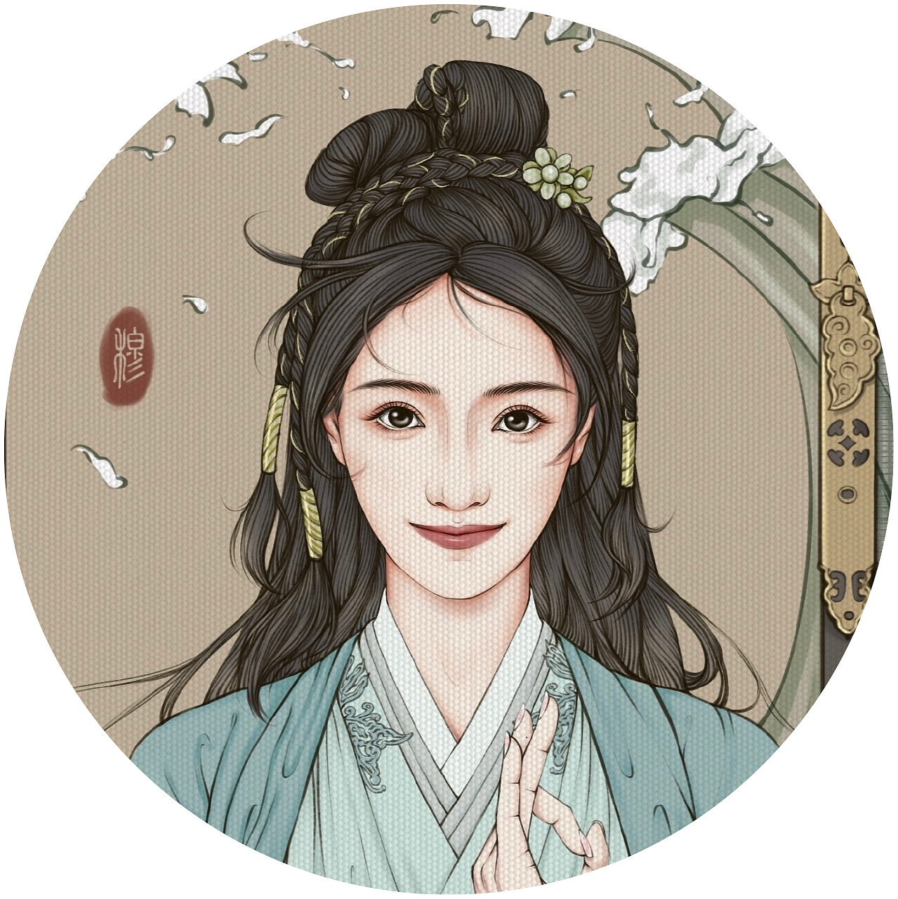 影视人物插图新白娘子传奇小青