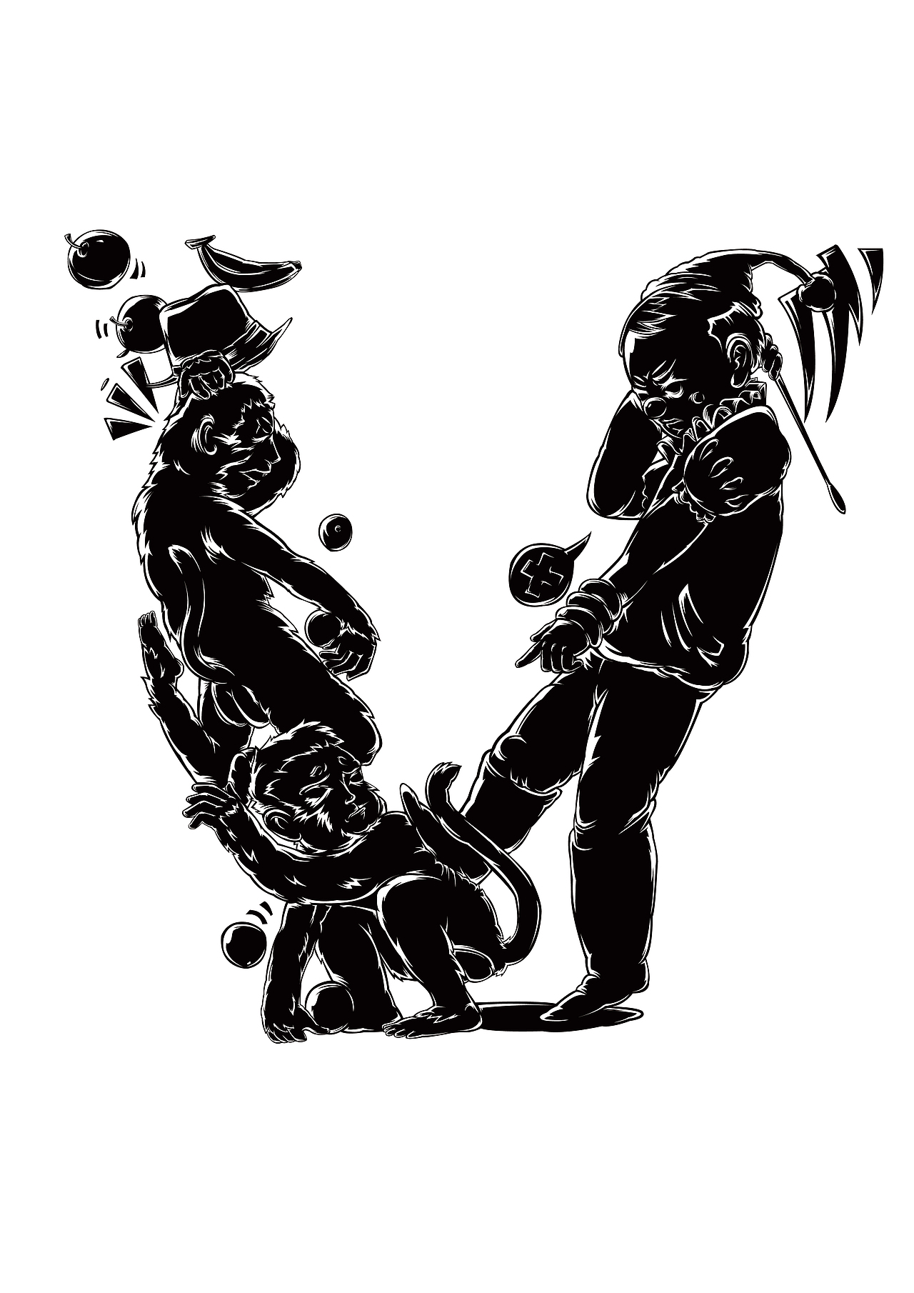 PETA动物公益保护组织字体设计-大写部分（图ZMTAxNTE1NDg=） - 宣传物料 - 站酷设计师FCCK原创素材 - 站酷ZCOOL