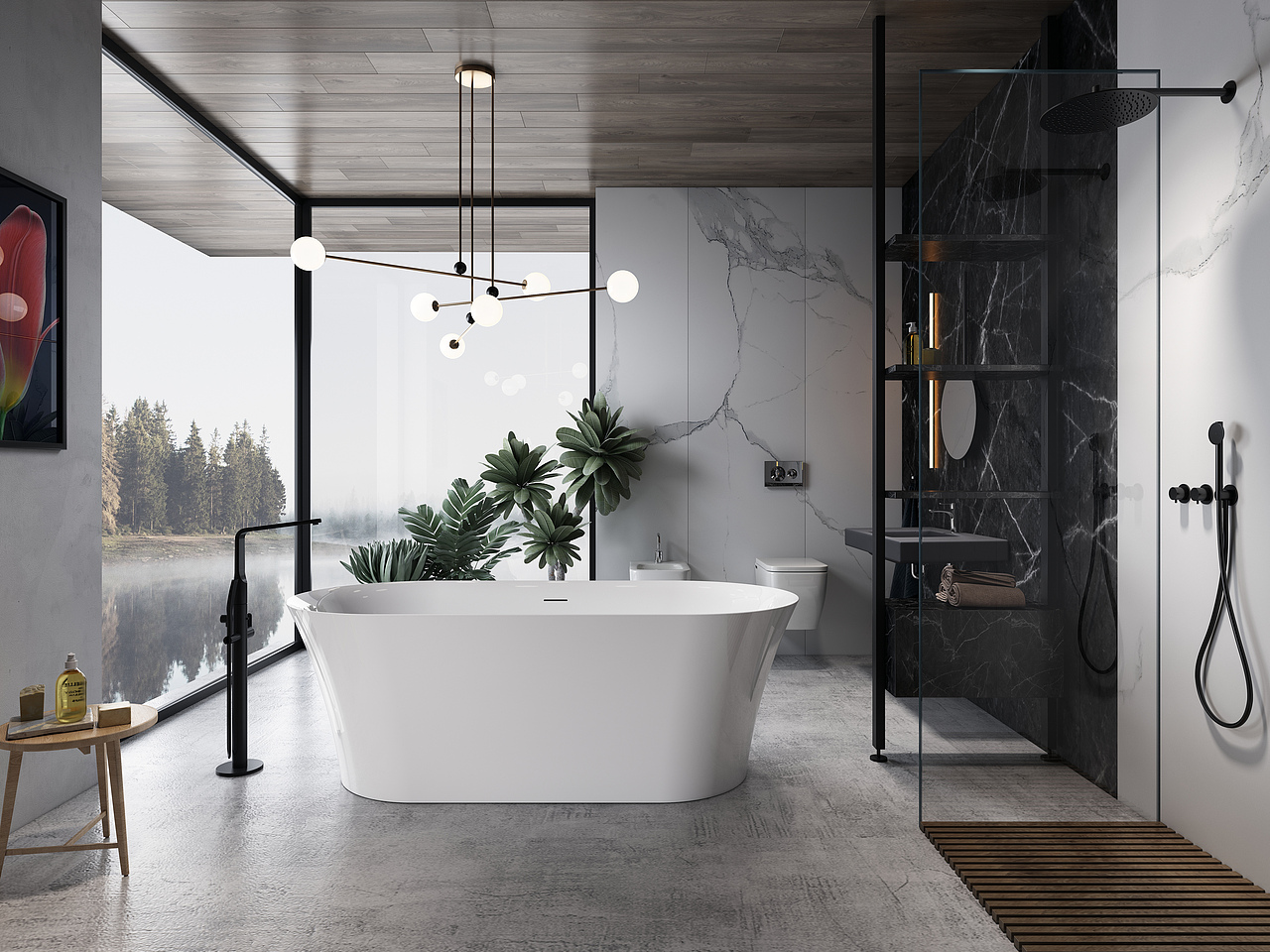 卫浴类场景渲染---待补充