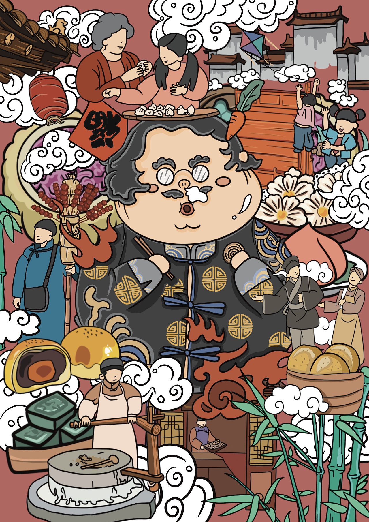 食品包装插画|插画|商业插画|远荧 - 原创作品 - 站酷 (zcool)