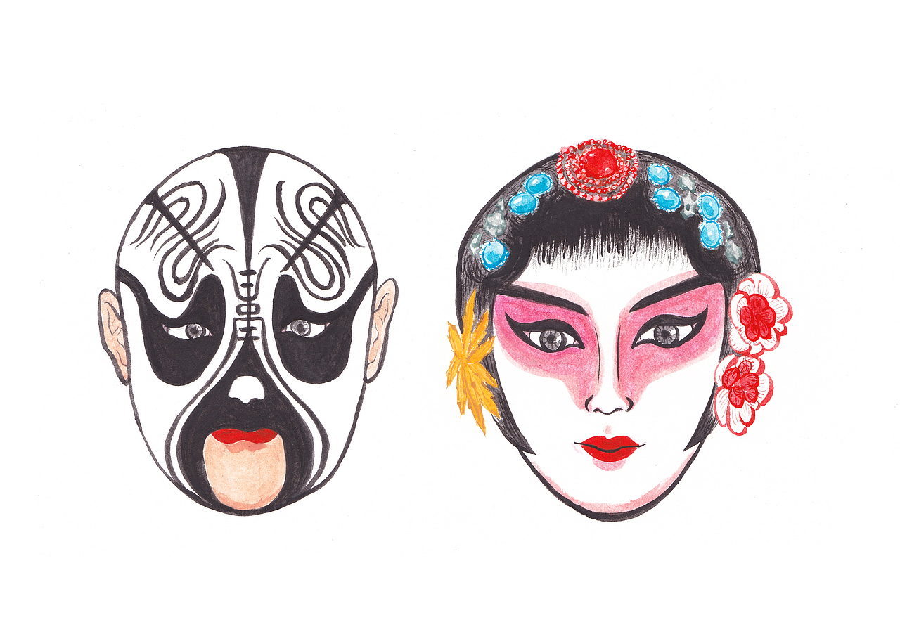 霸王别姬（图ZODk5NDE1ODA=） - 创作习作 - 站酷设计师mintamon原创素材 - 站酷ZCOOL