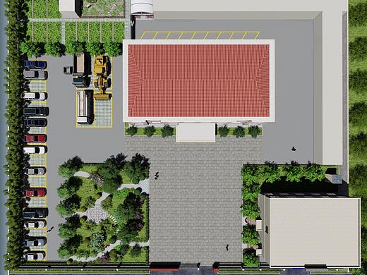 公路管理站院内规划