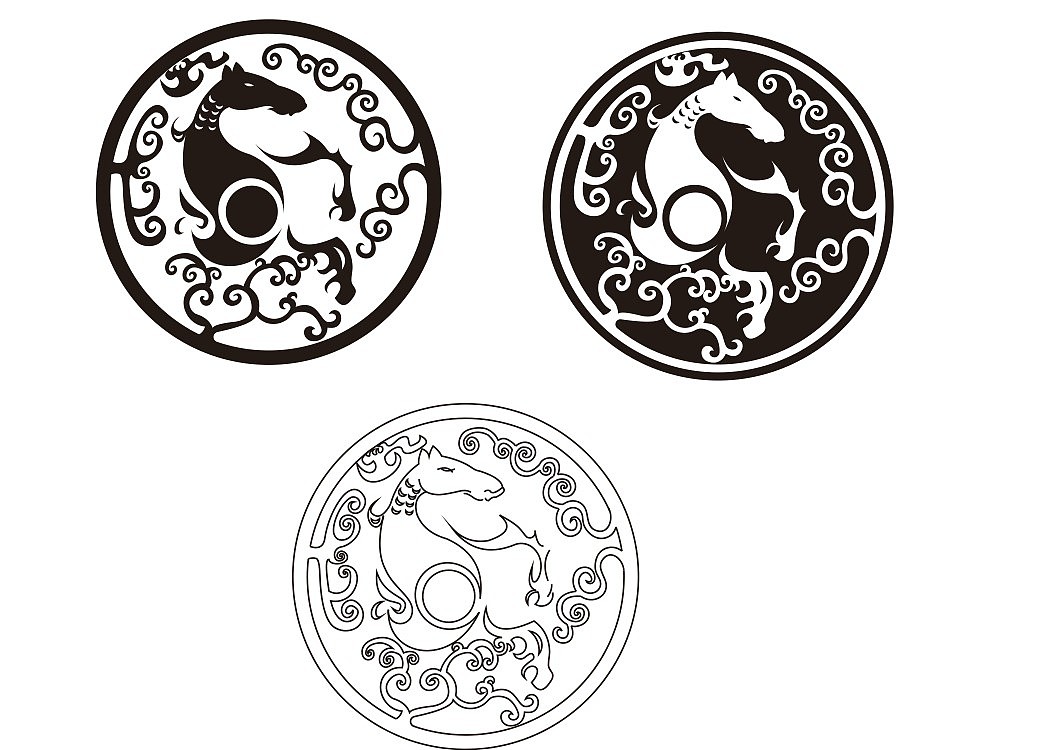 马的图徽|平面|图案|阿拉吞三桥 - 原创作品 - 站酷 (zcool)