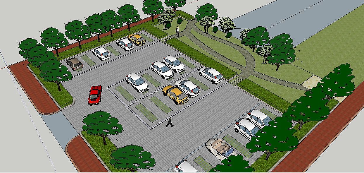 南理工设传院停车场设计（图ZMjEzODYyNjg=） - 景观设计 - 站酷设计师泉哥520原创素材 - 站酷ZCOOL