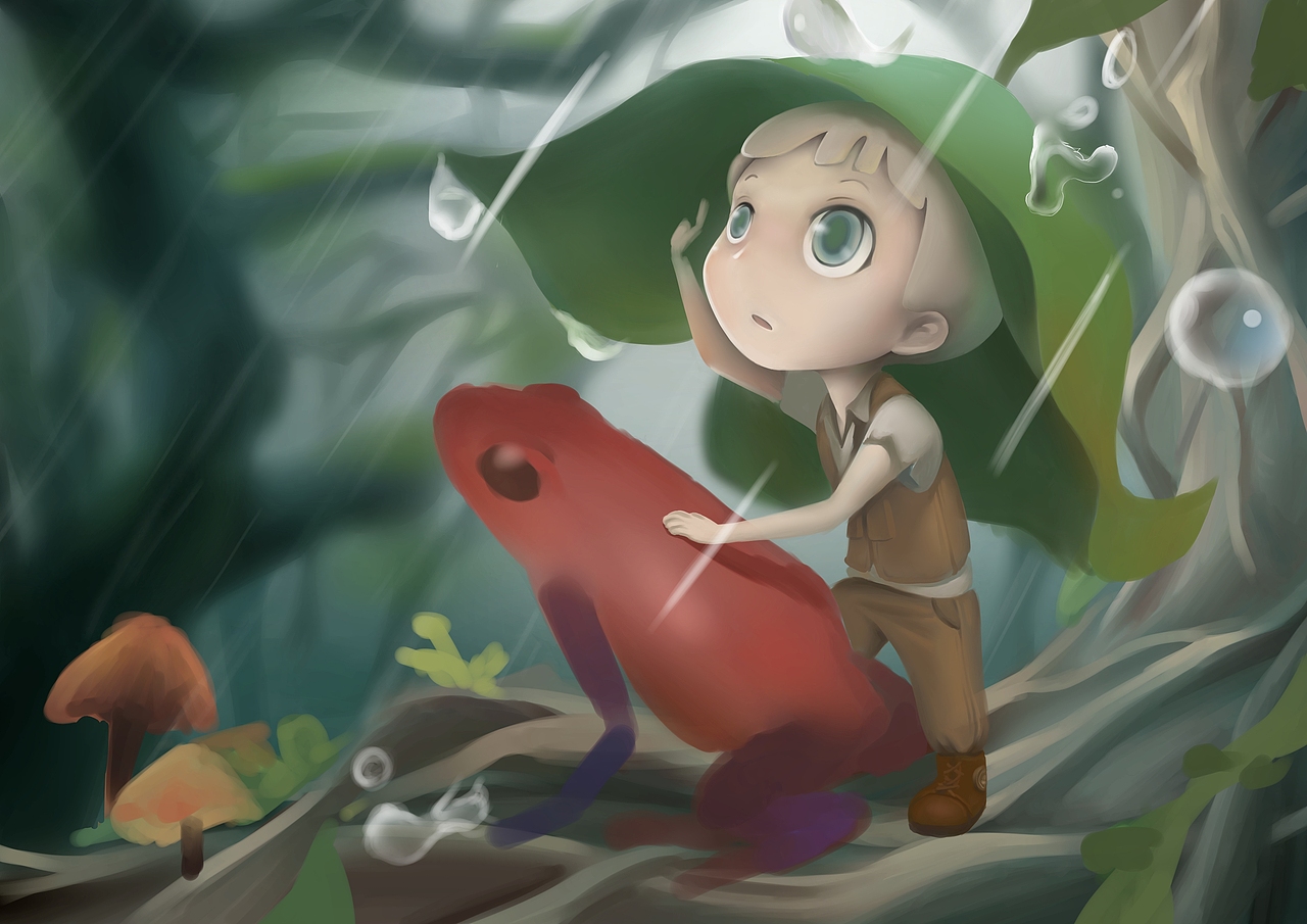厚涂娃娃绘制过程（图ZNzg0OTA0NDg=） - 创作习作 - 站酷设计师Nolan蓝原创素材 - 站酷ZCOOL