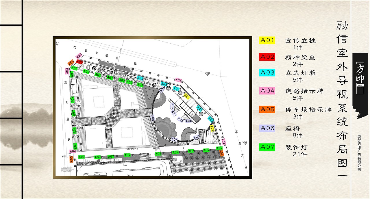 成都某商业综合体导视设计