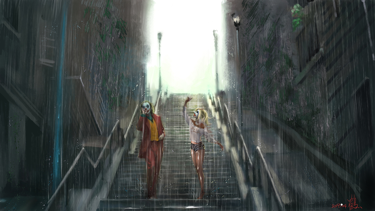 小丑与小丑女的共舞