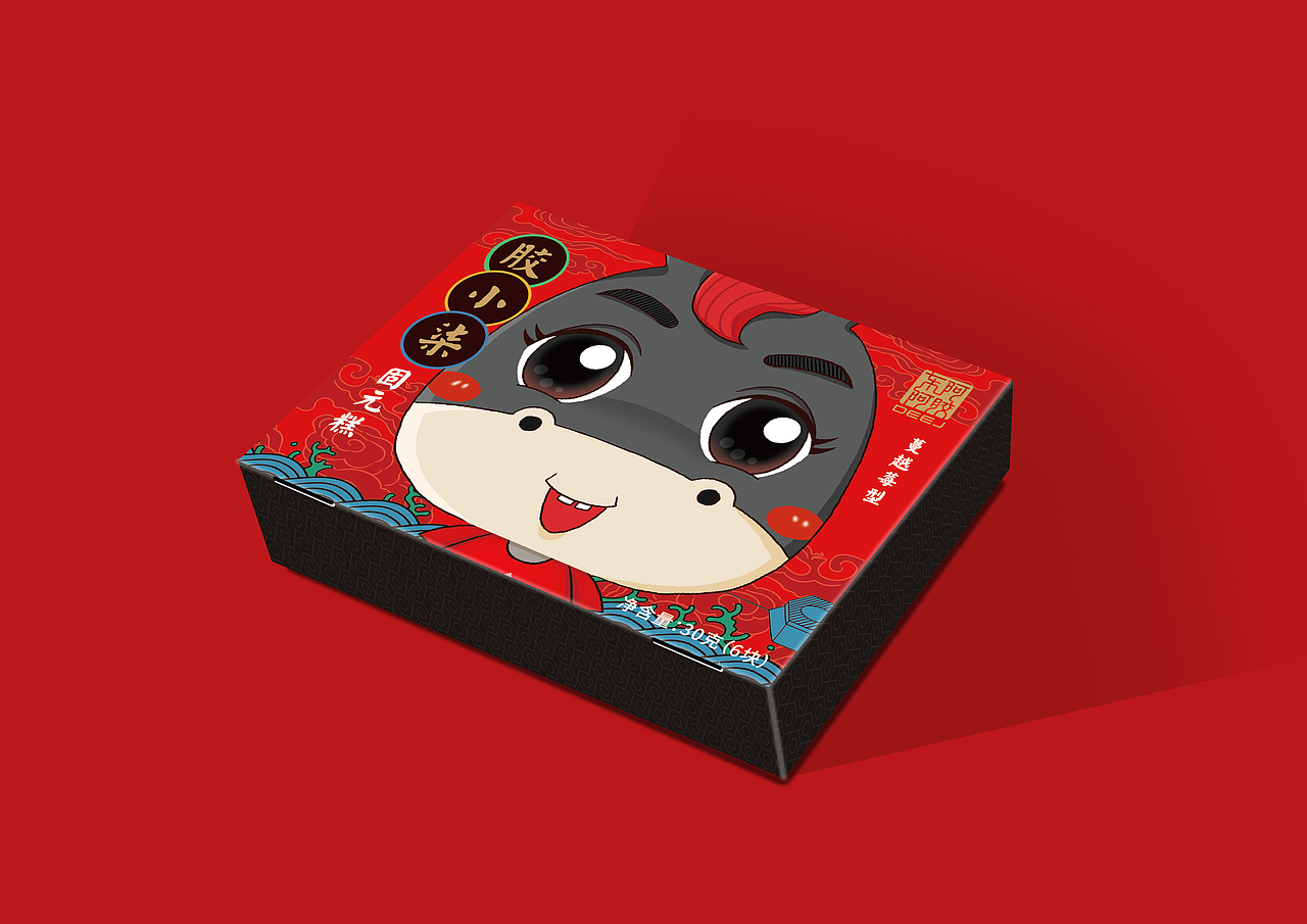 东阿阿胶胶小柒固元糕（图ZMTc3NDEwOTg4） - 包装 - 站酷设计师城南李炑炑原创素材 - 站酷ZCOOL