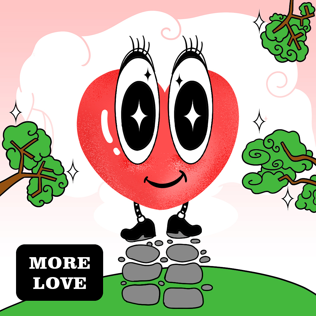 《More Love》（圖ZMjk0MDAzMzMy） - IP形象 - 站酷設(shè)計(jì)師孑_DESI原創(chuàng)素材 - 站酷ZCOOL