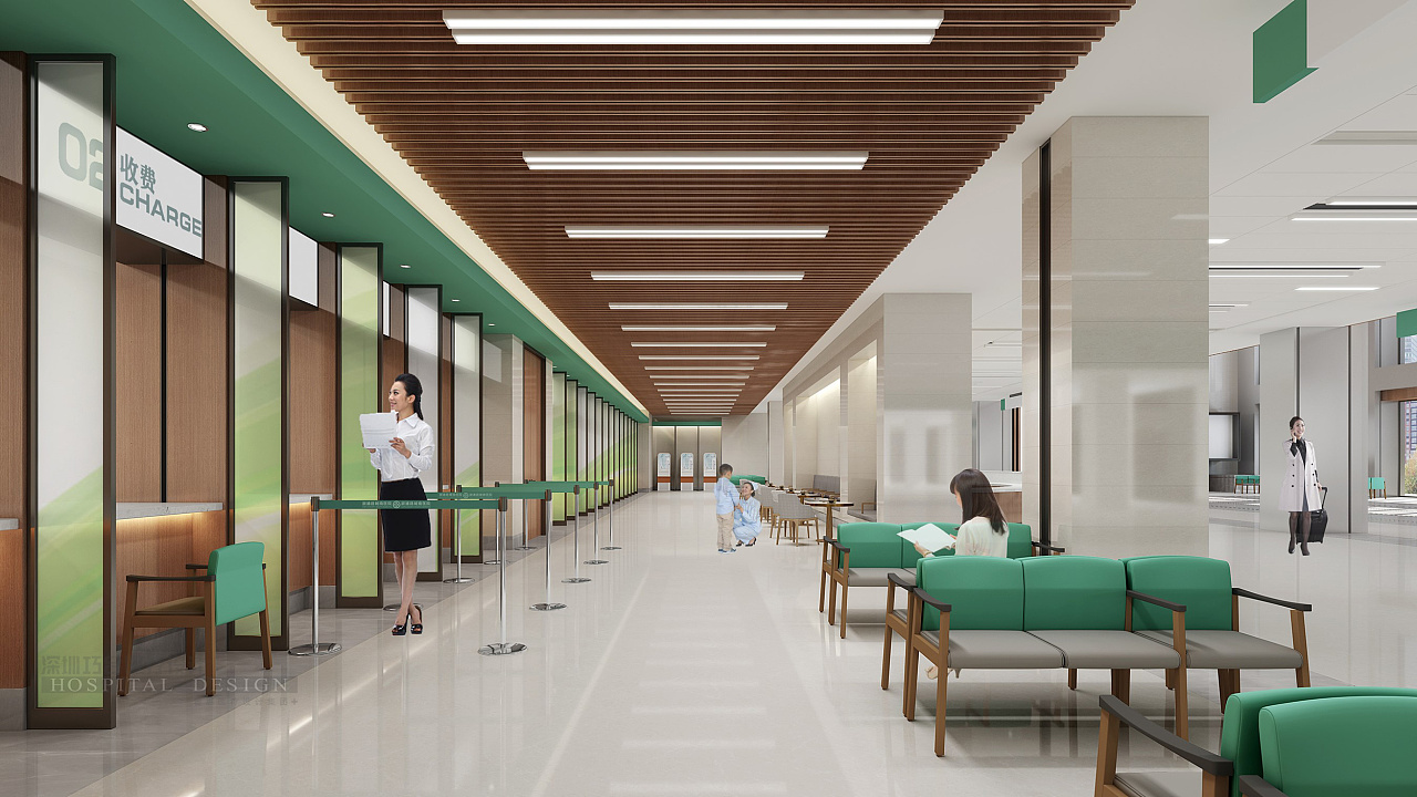 设计效果图丨二甲综合性医院一期工程14万平米