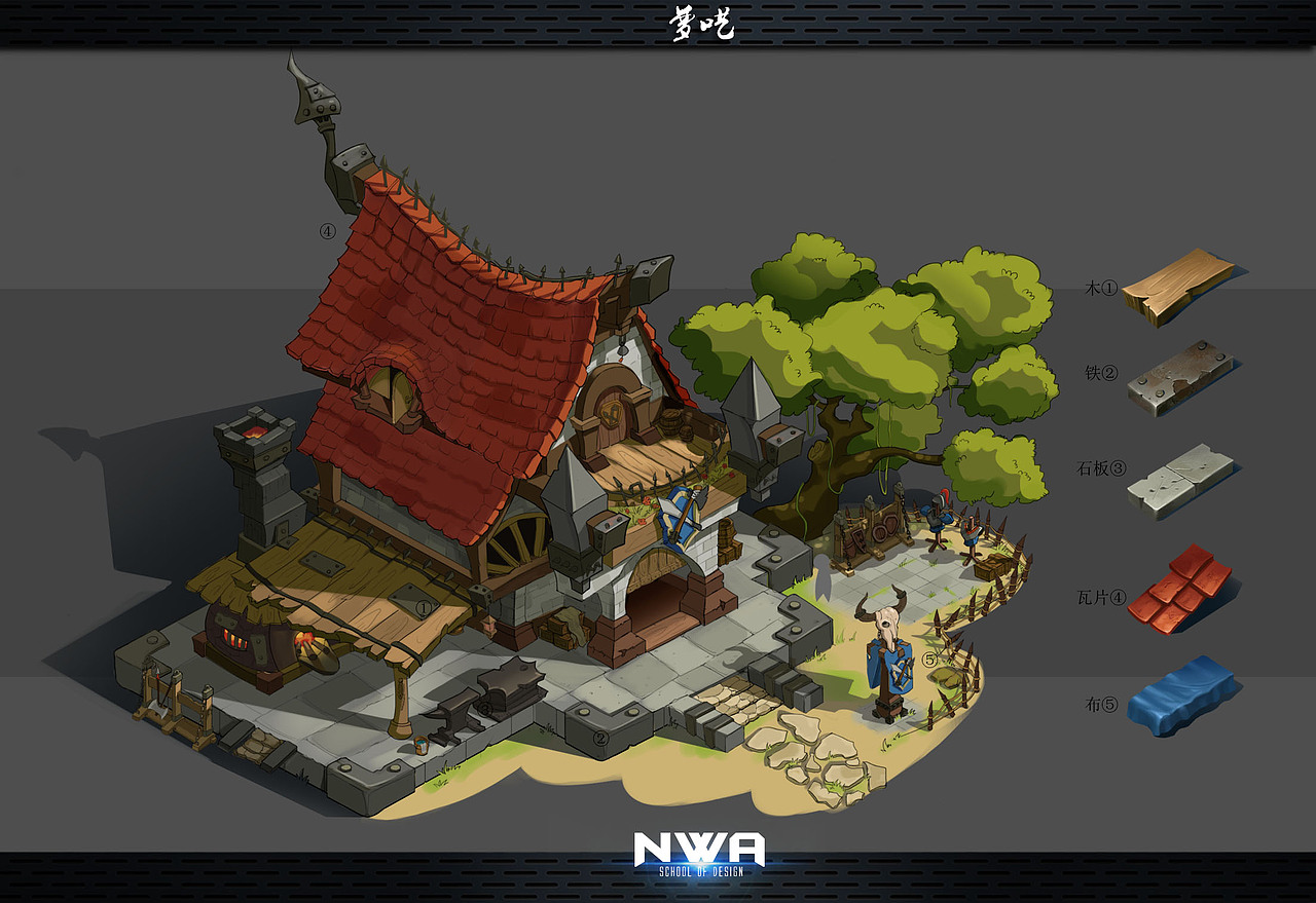 NWA第六期游戏场景班学员作品