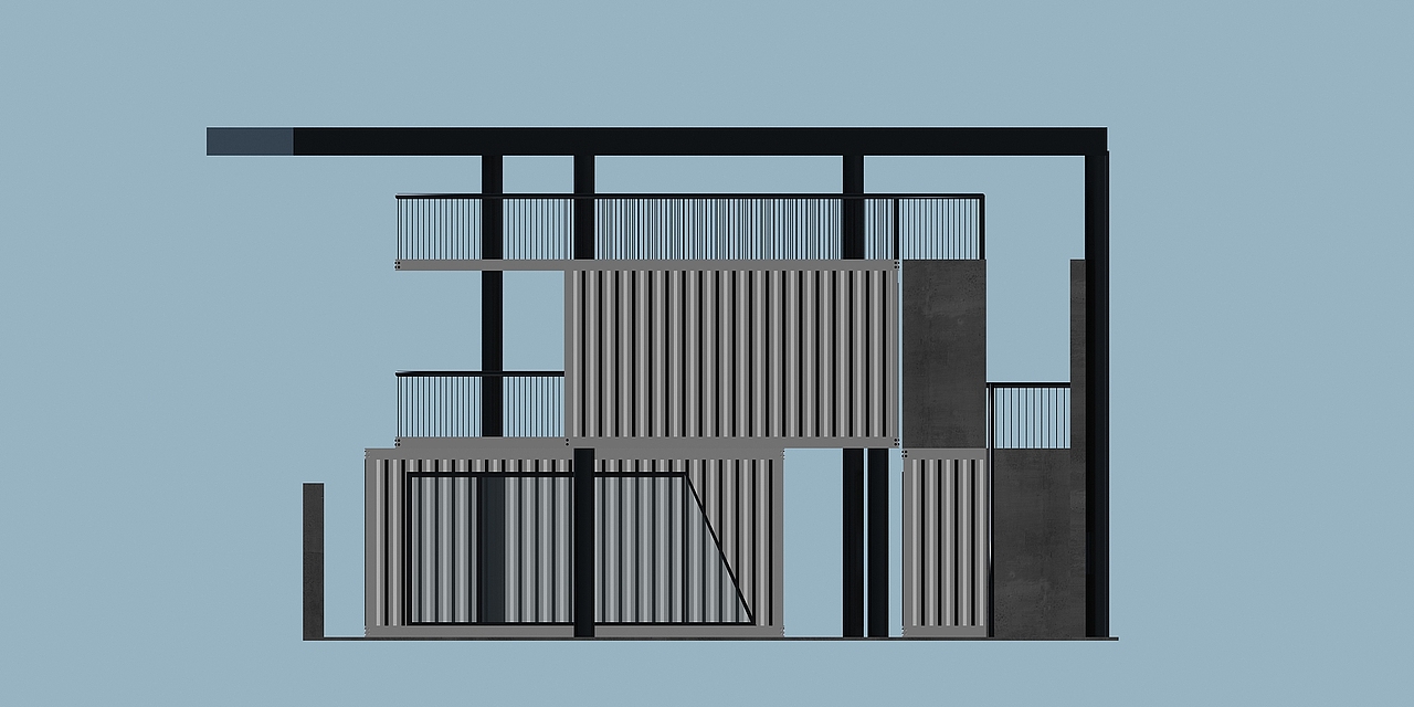 湖南省吉首市绿道集装箱项目（图ZMjA0NzIxOTg4） - 建筑设计 - 站酷设计师彭岑原创素材 - 站酷ZCOOL