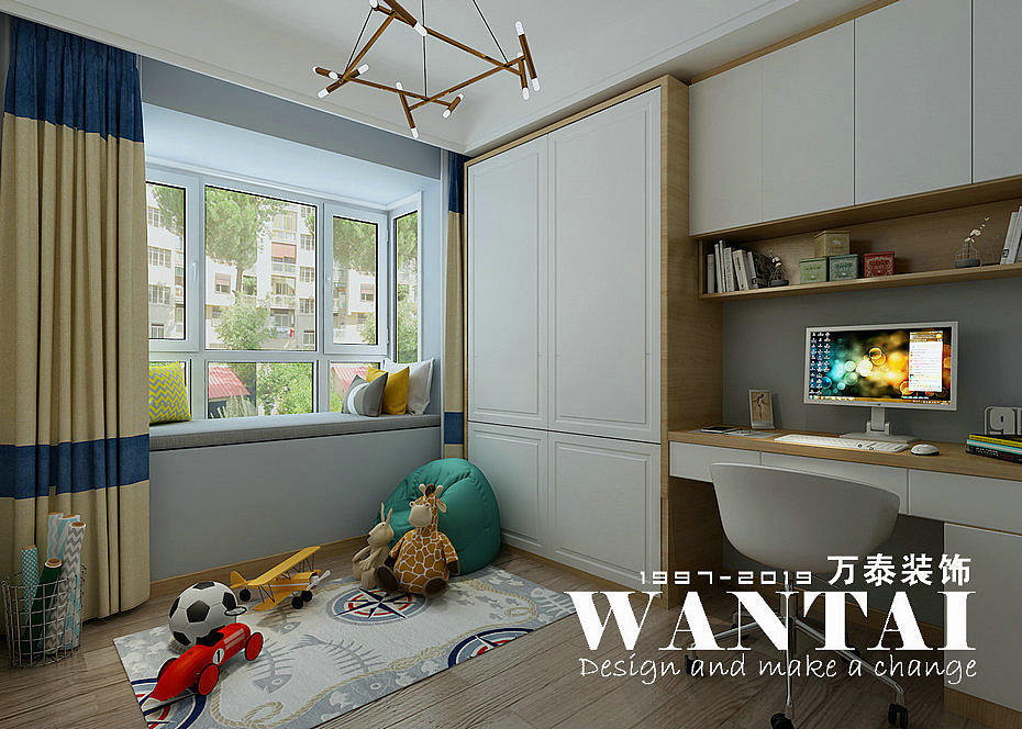 泰安和园装修 | 北欧 116 m² 装修效果图 —— 张莎莎