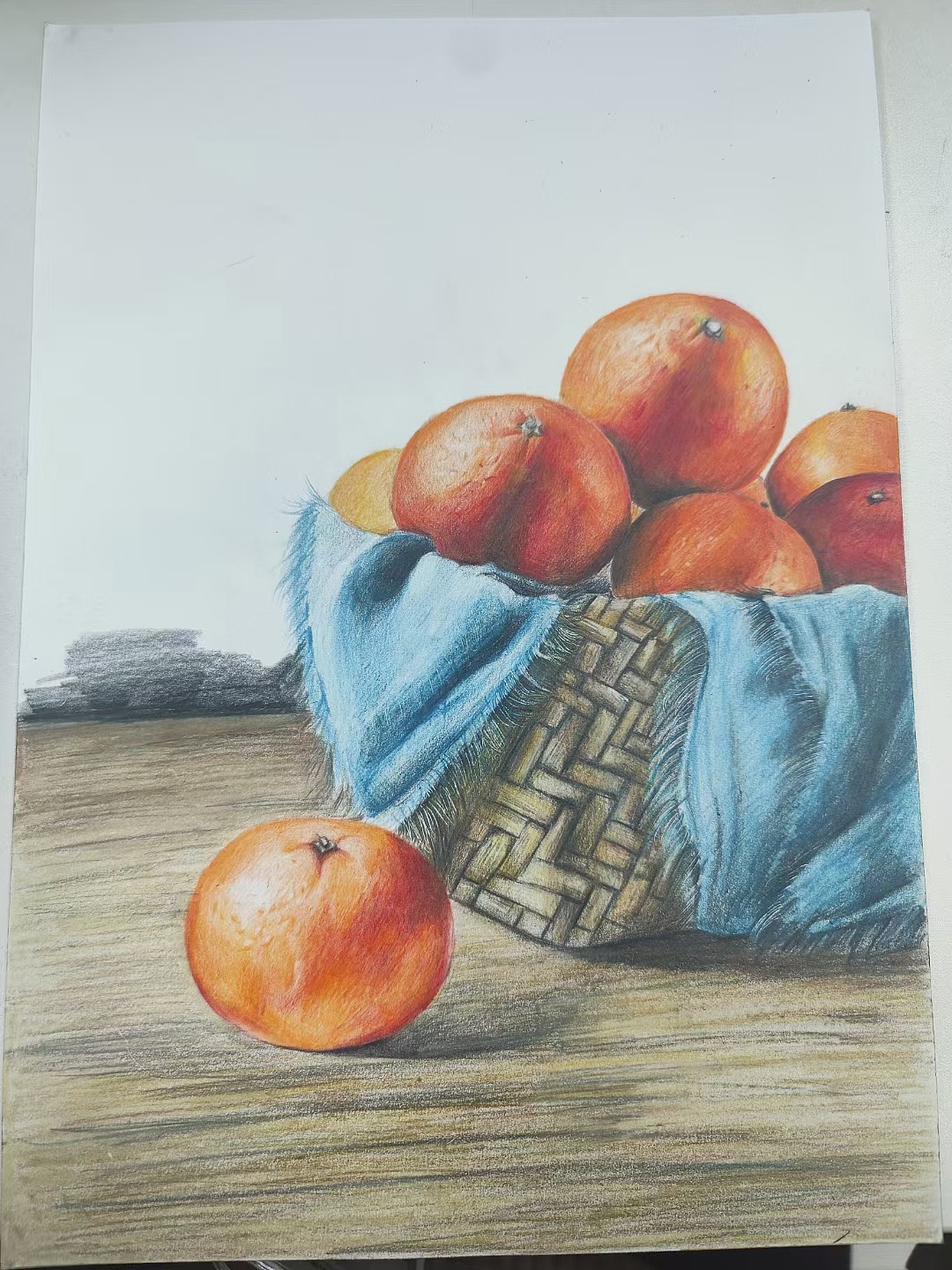 彩鉛橘子（圖ZMjM0MDYyOTQ4） - 創(chuàng)作習作 - 站酷設(shè)計師可小萌kiko原創(chuàng)素材 - 站酷ZCOOL