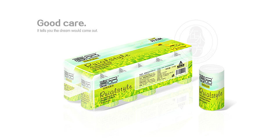 在水一方品牌策划生活用纸包装设计