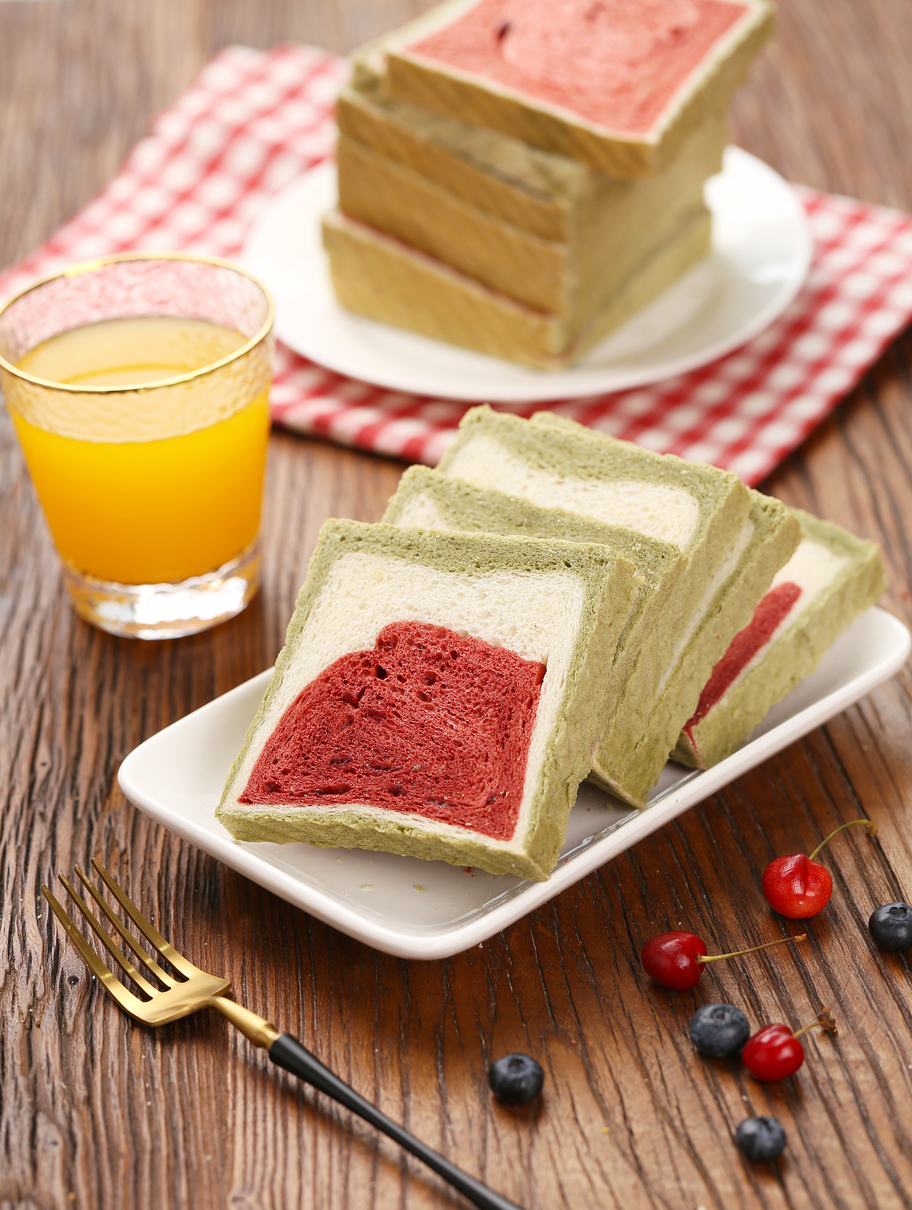 西瓜面包 餐包 营养早餐