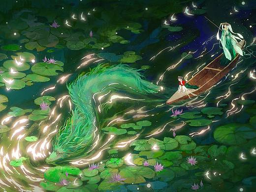 端午安康｜游龙（个人主页-ZNjU2NDcwMzI=） - 商业插画 - 站酷设计师TUIJUN忒君原创素材 - 站酷ZCOOL