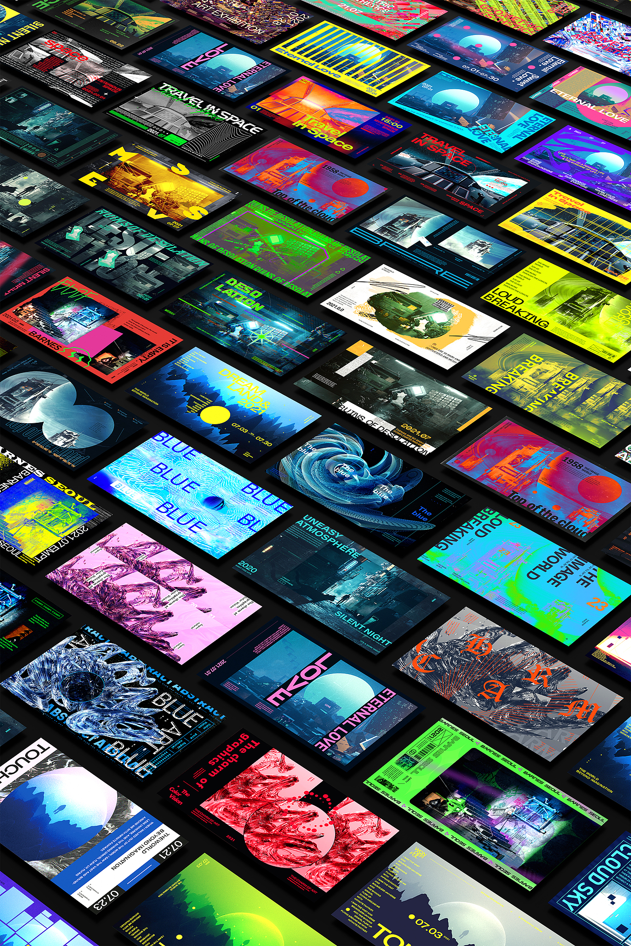 蓝色概念的视觉 | 2021（图ZMjY2NTIxOTU2） - 宣传物料 - 站酷设计师iii清空原创素材 - 站酷ZCOOL