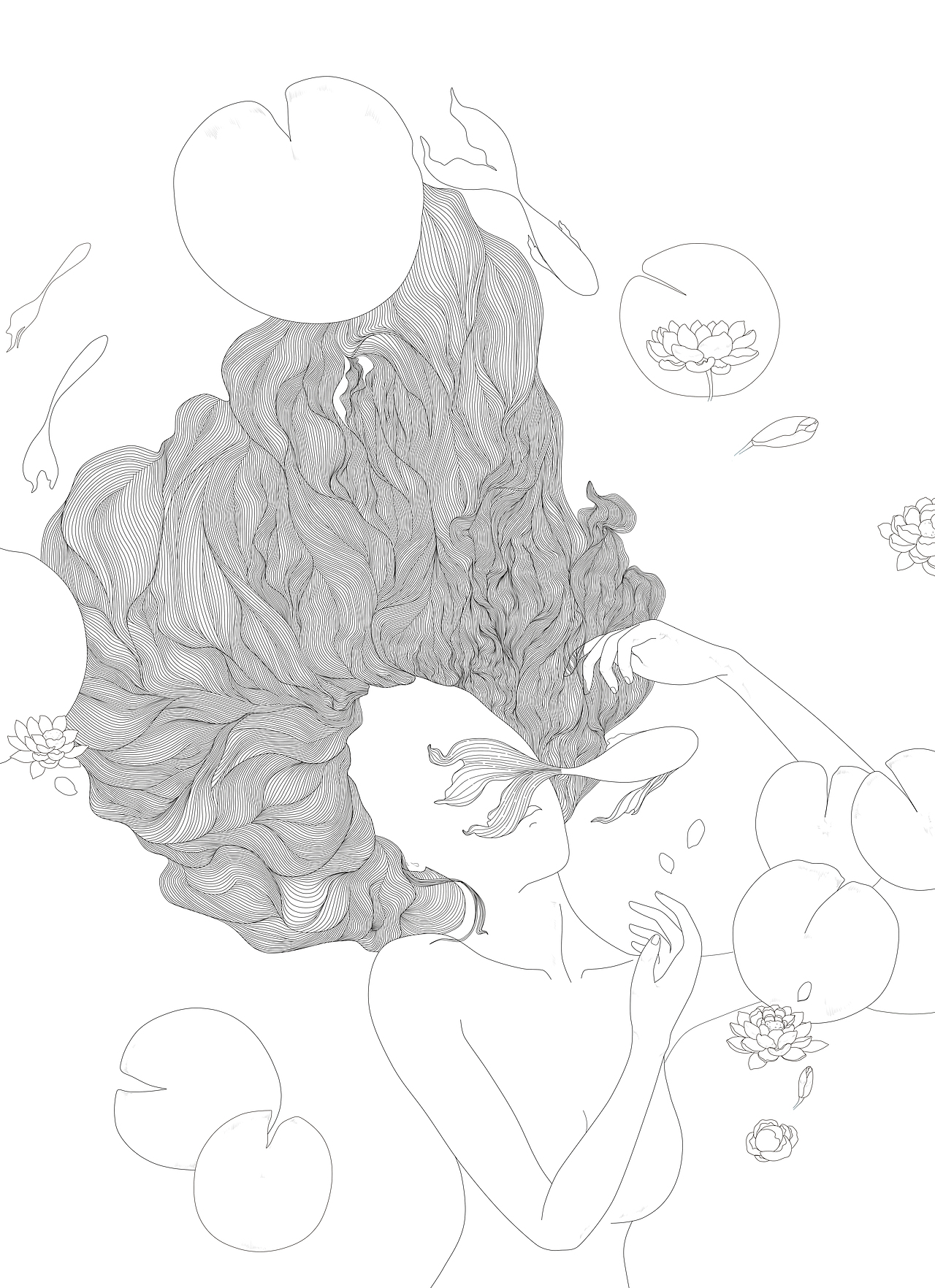 金鱼姬系列终于画完了