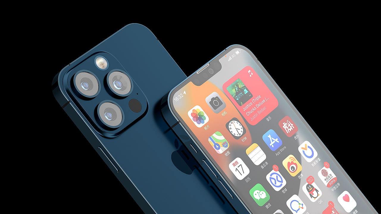 传说中的iPhone 13 Pro建模渲染