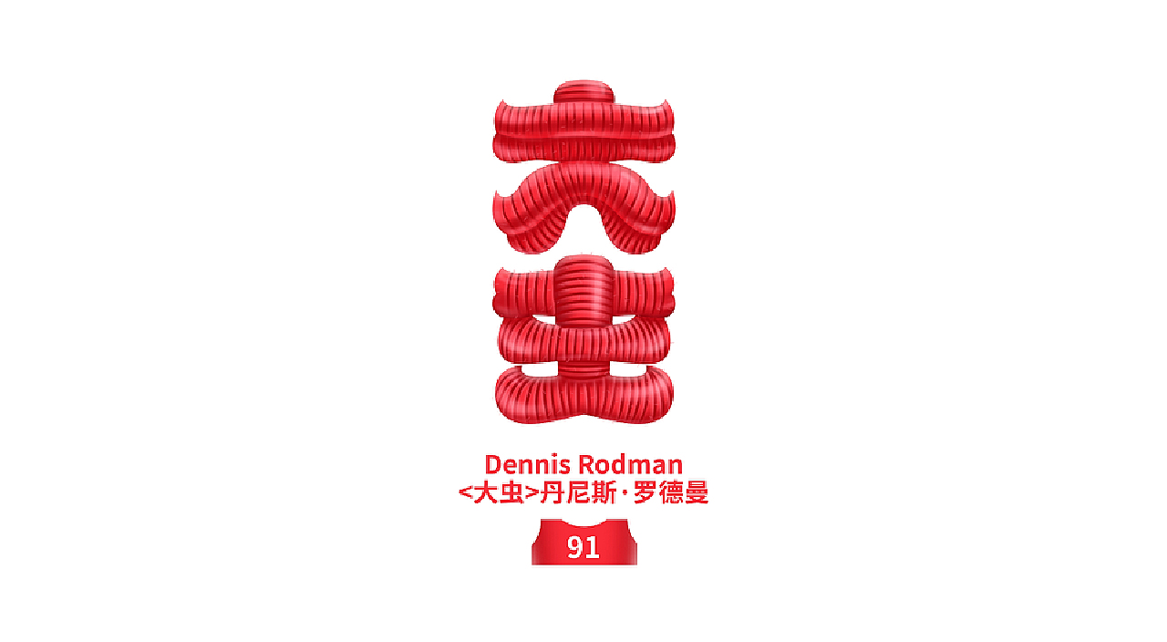 NBA球星绰号-字体设计
