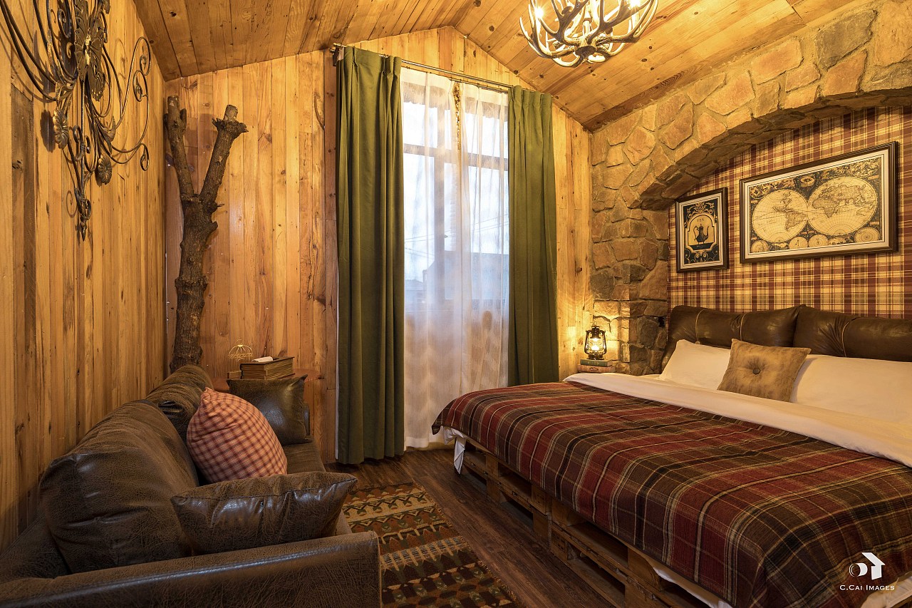 迪士尼网红民宿昔风里木屋owlhomestay