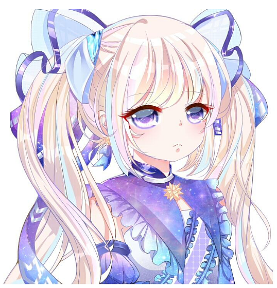 一个可爱小女孩的详细绘画过程|动漫|中/长篇漫画|豚骨汤面_原创作品