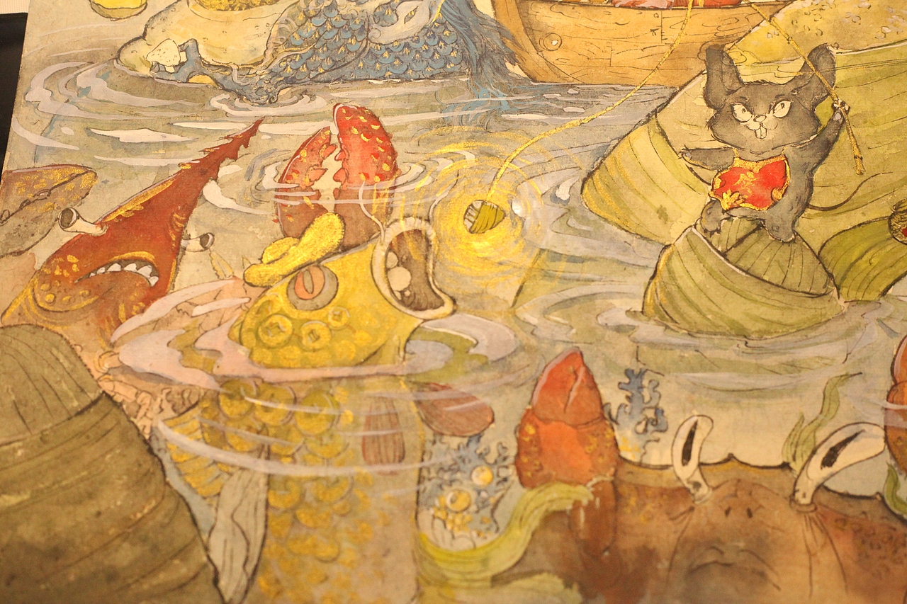构思画一张有喜感的端午节插画-粽神图|插画|商业插画|饮风居_原创